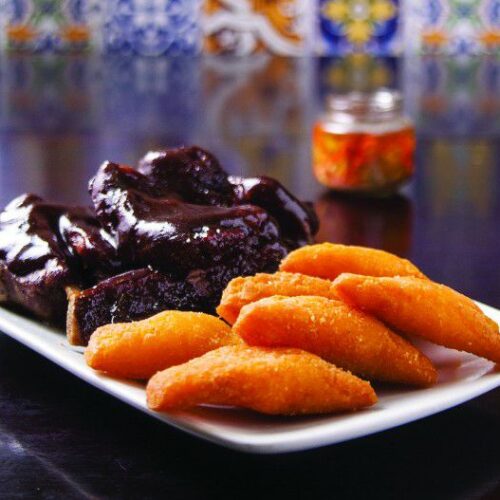 Receita de Costelinha ao molho de goiabada e Pastel de Angú | Amo Receita