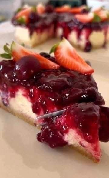 Receita de Cheesecake de morango | Amo Receita