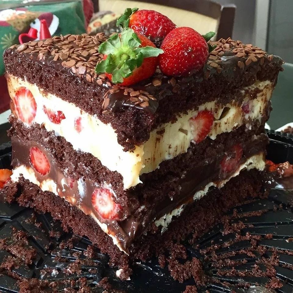 Receita de Bolo Espetacular com 2x Recheios maravilosos 😍 | Amo Receita