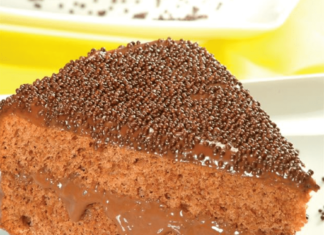 Receita de Bolo de Chocolate Confeitado | Amo Receita