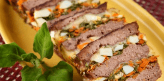 Receita de Rocambole de Carne com Legumes | Amo Receita