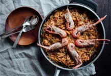 Receita de Fideuá de Camarão | Amo Receita