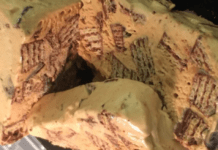 Receita de Gelado de Doce de Leite com Biscoito em Dobro | Amo Receita