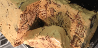Receita de Gelado de Doce de Leite com Biscoito em Dobro | Amo Receita