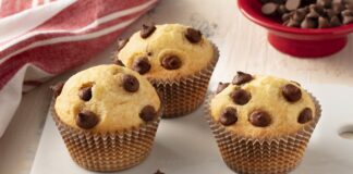 Receita de Muffins com gotas de chocolate | Amo Receita