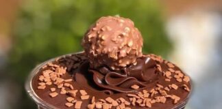 Receita de Bolo no pote Ferreiro Rocher! | Amo Receita
