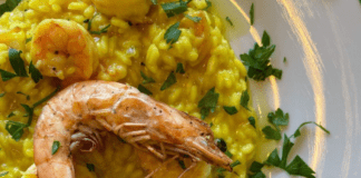 Receita de Risoto de camarão com açafrão | Amo Receita