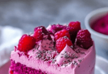 Receita de Bolo de camadas de pitaya rosa | Amo Receita