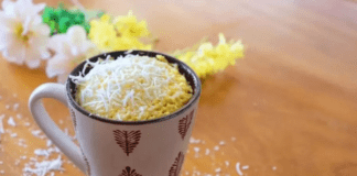 Receita de Bolo de coco de caneca fácil | Amo Receita