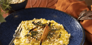 Receita de Risoto de gorgonzola na pressão | Amo Receita