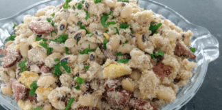 Receita de Farofa de feijão-fradinho simples | Amo Receita