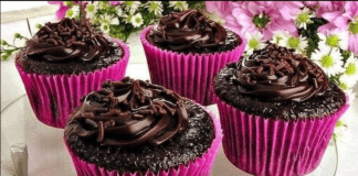 Receita de Cupcake de brigadeiro | Amo Receita
