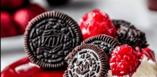 Receita de Red Velvet Oreo Cheesecake Delight | Amo Receita