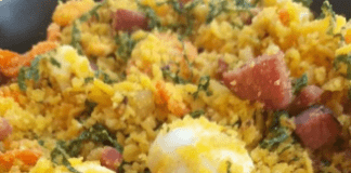 Receita de Farofa de calabresa com ovo | Amo Receita