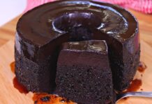 Receita de Bolo-pudim de café com chocolate | Amo Receita
