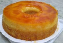Receita de Bolo pudim de banana | Amo Receita