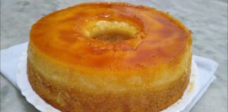 Receita de Bolo pudim de banana | Amo Receita