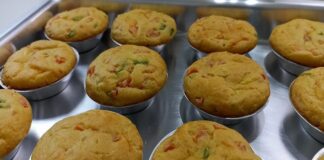 Receita de Muffin de pizza fácil | Amo Receita