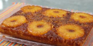 Receita de Bolo invertido de abacaxi | Amo Receita