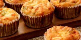 Receita de Cupcake torta de frango | Amo Receita
