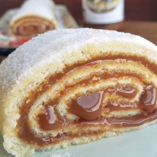 Rocambole de doce de leite | Amo Receita