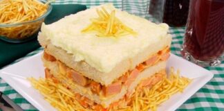 Receita de Pão salgado com patê de salsicha | Amo Receita