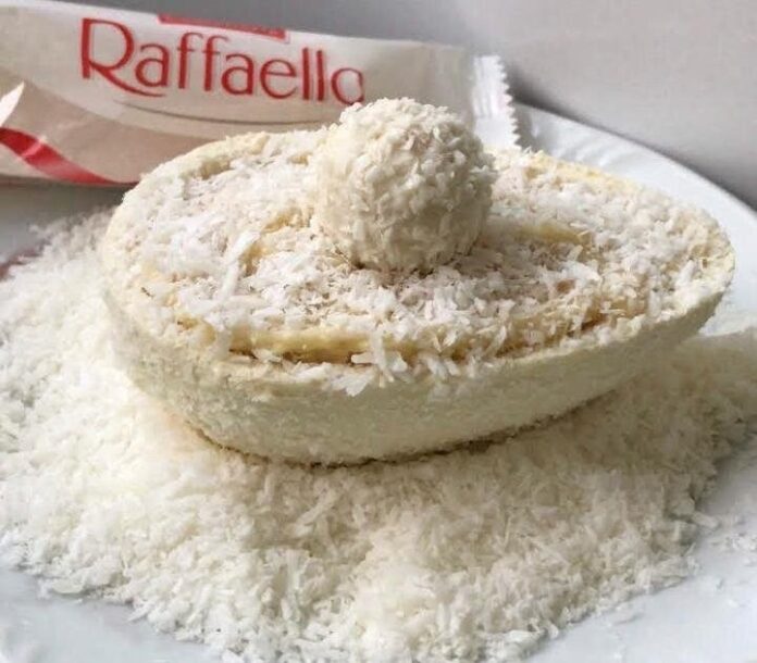 Ovo de colher Raffaello | Amo Receita Receita de Ovo de colher Raffaello | Amo Receita