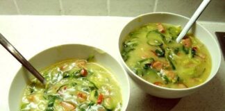 Receita de Caldo cremoso de legumes com frango e bacon | Amo Receita