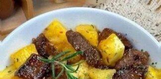Receita de Cubinhos de Carne Frita com Mandioca | Amo Receita