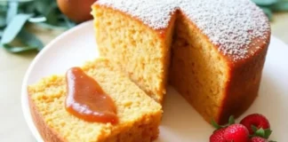 Receita de Bolo de maionese com mel e ameixas secas | Amo Receita