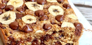 Receita de Bolo de banana com gotas de chocolate | Amo Receita